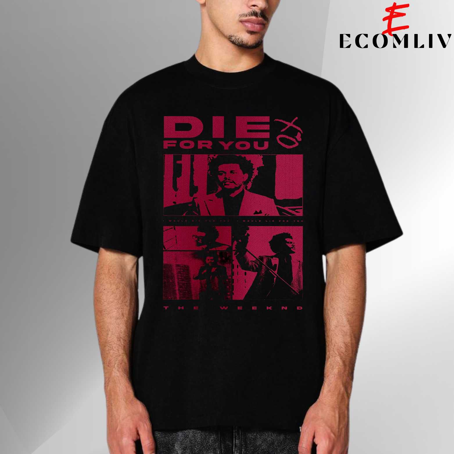 The Weeknd Die For You T Shirt, Unisex Music Tee